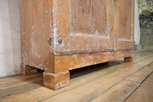 19TH CENTURY SWEDISH PAINTED ARMOIRE CUPBOARD - ADDITIONAL PHOTO 9