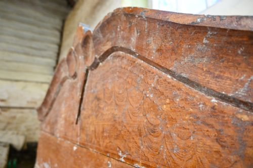 19TH CENTURY SWEDISH PAINTED ARMOIRE CUPBOARD - ADDITIONAL PHOTO 12
