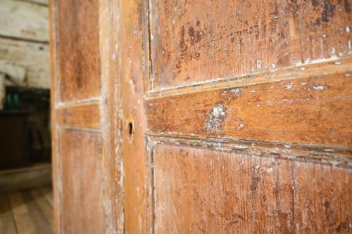 19TH CENTURY SWEDISH PAINTED ARMOIRE CUPBOARD - ADDITIONAL PHOTO 14
