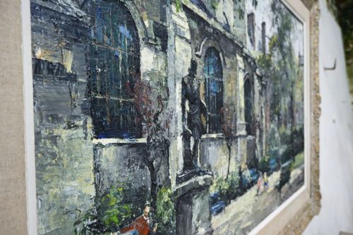 20TH CENTURY OIL ON CANVAS PAINTING CONSTANTIN KLUGE - ADDITIONAL PHOTO 14