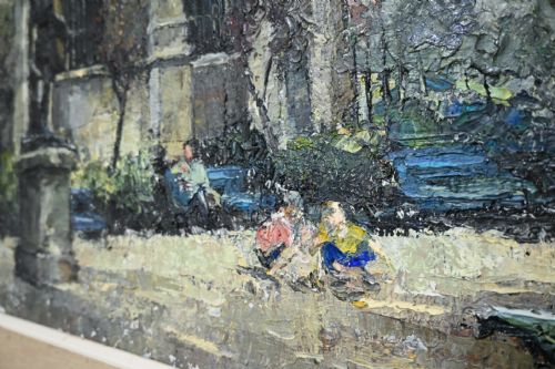 20TH CENTURY OIL ON CANVAS PAINTING CONSTANTIN KLUGE - ADDITIONAL PHOTO 1