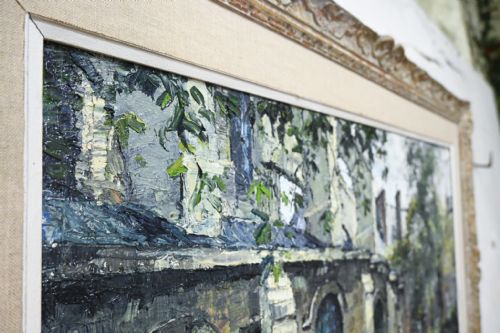 20TH CENTURY OIL ON CANVAS PAINTING CONSTANTIN KLUGE - ADDITIONAL PHOTO 5
