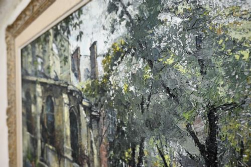 20TH CENTURY OIL ON CANVAS PAINTING CONSTANTIN KLUGE - ADDITIONAL PHOTO 6