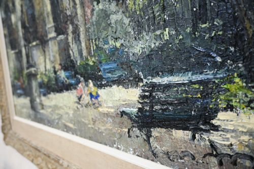 20TH CENTURY OIL ON CANVAS PAINTING CONSTANTIN KLUGE - ADDITIONAL PHOTO 7