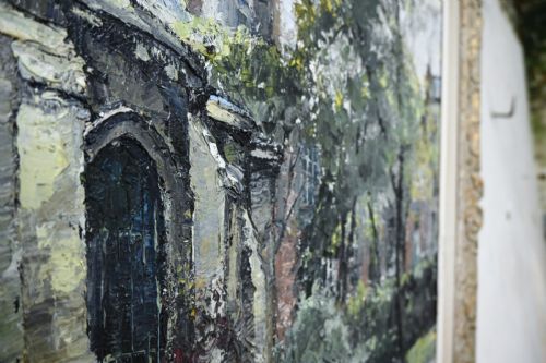 20TH CENTURY OIL ON CANVAS PAINTING CONSTANTIN KLUGE - ADDITIONAL PHOTO 12
