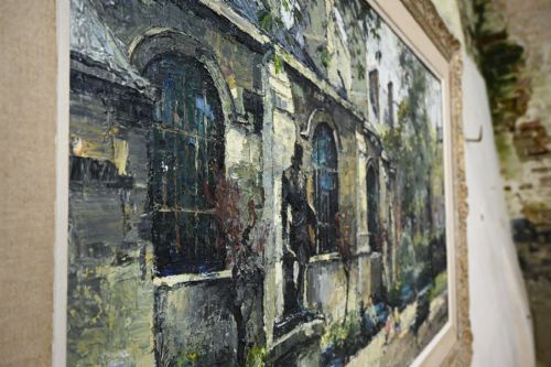20TH CENTURY OIL ON CANVAS PAINTING CONSTANTIN KLUGE - ADDITIONAL PHOTO 15
