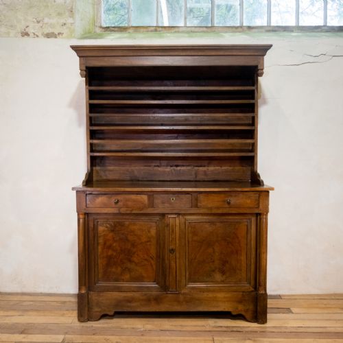 A SUPERB 18TH CENTURY FRENCH EMPIRE WALNUT DRESSER - ADDITIONAL PHOTO 1