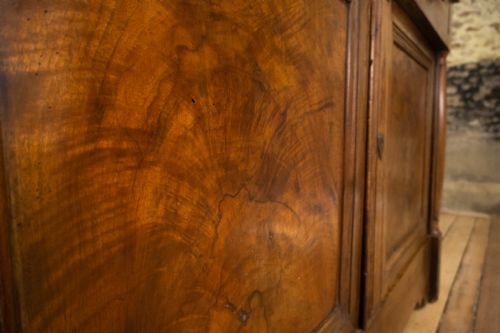 A SUPERB 18TH CENTURY FRENCH EMPIRE WALNUT DRESSER - ADDITIONAL PHOTO 5