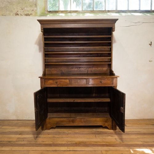 A SUPERB 18TH CENTURY FRENCH EMPIRE WALNUT DRESSER - ADDITIONAL PHOTO 14