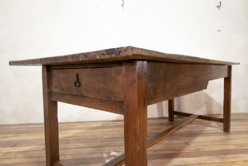 A WELSH OAK COUNTRY FARMHOUSE TABLE REFECTORY - ADDITIONAL PHOTO 1