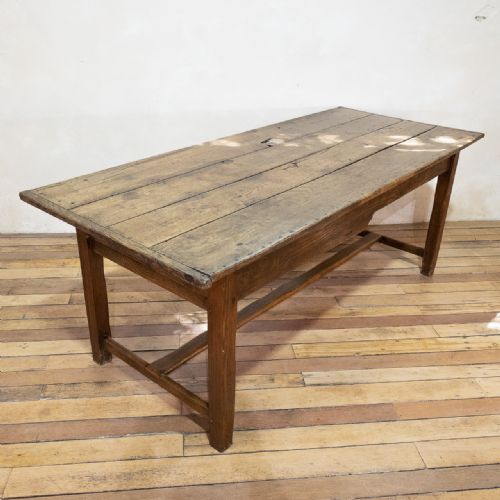 A WELSH OAK COUNTRY FARMHOUSE TABLE REFECTORY - ADDITIONAL PHOTO 3