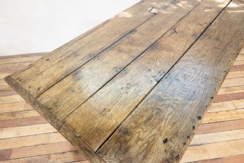 A WELSH OAK COUNTRY FARMHOUSE TABLE REFECTORY - ADDITIONAL PHOTO 7