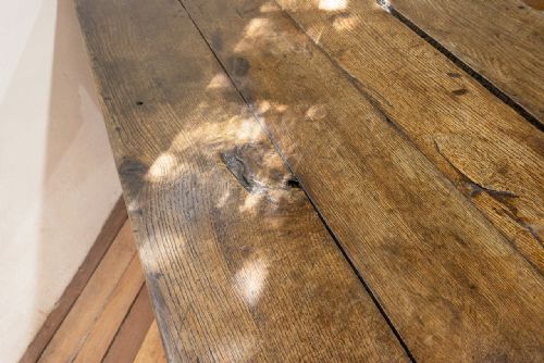 A WELSH OAK COUNTRY FARMHOUSE TABLE REFECTORY - ADDITIONAL PHOTO 11
