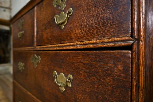 17TH CENTURY WILLIAM AND MARY OAK CHILD'S SMALL CHEST OF DRAWERS - ADDITIONAL PHOTO 12