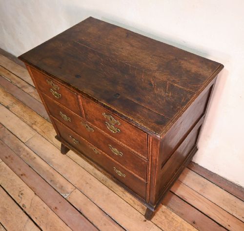 17TH CENTURY WILLIAM AND MARY OAK CHILD'S SMALL CHEST OF DRAWERS - ADDITIONAL PHOTO 6