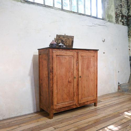19TH CENTURY FRENCH PAINTED CABINET SIDEBOARD - ADDITIONAL PHOTO 2