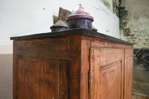 19TH CENTURY FRENCH PAINTED CABINET SIDEBOARD - ADDITIONAL PHOTO 11