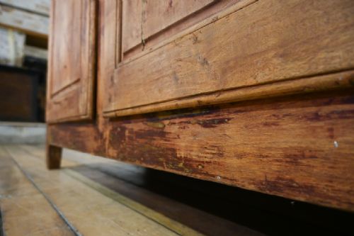 19TH CENTURY FRENCH PAINTED CABINET SIDEBOARD - ADDITIONAL PHOTO 12