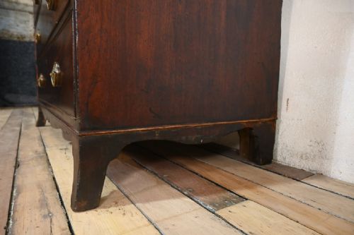 A GEORGE III MAHOGANY ASTRAL GLAZED SECRETAIRE BOOKCASE - ADDITIONAL PHOTO 10