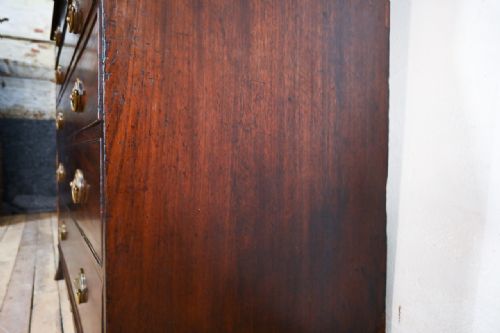 A GEORGE III MAHOGANY ASTRAL GLAZED SECRETAIRE BOOKCASE - ADDITIONAL PHOTO 11