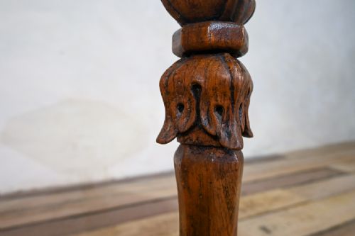 A SMALL 19TH CENTURY FRENCH FRUITWOOD TRIPOD SIDE TABLE - ADDITIONAL PHOTO 6