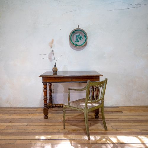 an 18th century north italian fruitwood side table - CATEGORY: ANTIQUE TABLES - DATED 18TH CENTURY