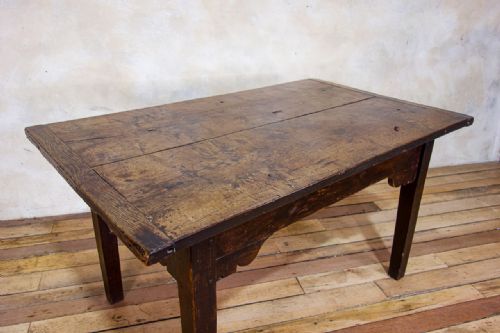 18TH CENTURY VERNACULAR OAK FARMHOUSE TABLE - ADDITIONAL PHOTO 5