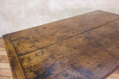 18TH CENTURY VERNACULAR OAK FARMHOUSE TABLE - ADDITIONAL PHOTO 10