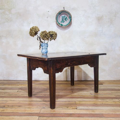 18TH CENTURY VERNACULAR OAK FARMHOUSE TABLE - ADDITIONAL PHOTO 11
