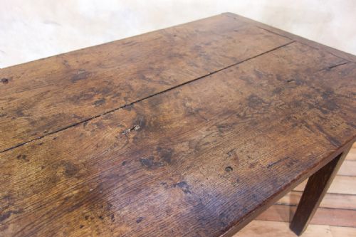 18TH CENTURY VERNACULAR OAK FARMHOUSE TABLE - ADDITIONAL PHOTO 12