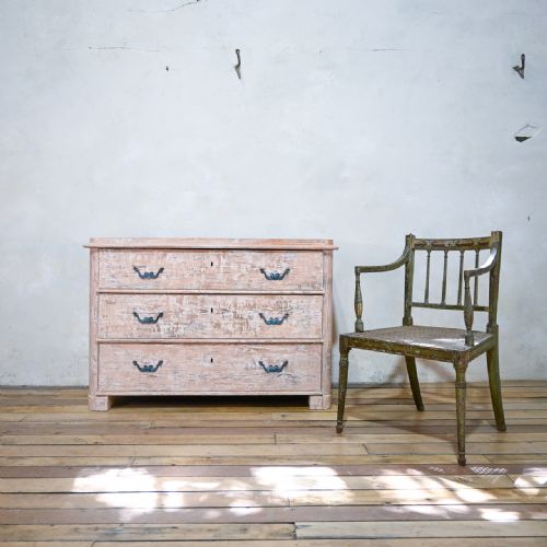 A 19TH CENTURY SWEDISH PAINTED COMMODE - ADDITIONAL PHOTO 21