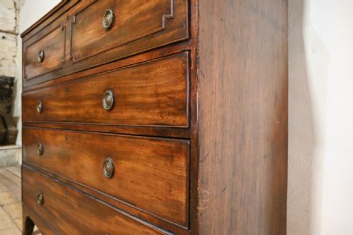 A REGENCY MAHOGANY ASTRAL GLAZED SECRETAIRE BOOKCASE - ADDITIONAL PHOTO 7