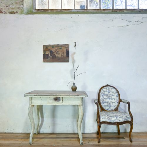 FRENCH PAINTED EXTENDING TABLE - ADDITIONAL PHOTO 2