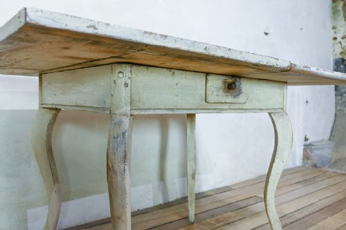 FRENCH PAINTED EXTENDING TABLE - ADDITIONAL PHOTO 4