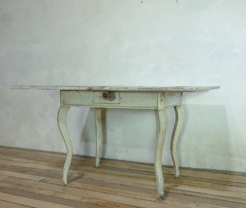 FRENCH PAINTED EXTENDING TABLE - ADDITIONAL PHOTO 5