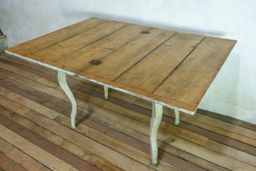 FRENCH PAINTED EXTENDING TABLE - ADDITIONAL PHOTO 8
