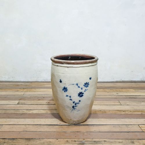 LARGE MING DYNASTY CIZHOU WEAR OVOID CERAMIC PLANTER VESSEL - ADDITIONAL PHOTO 2