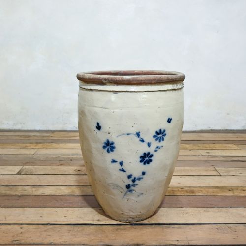large ming dynasty cizhou wear ovoid ceramic planter vessel - CATEGORY: ANTIQUE CERAMICS - DATED 18TH CENTURY