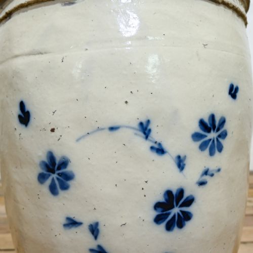 LARGE MING DYNASTY CIZHOU WEAR OVOID CERAMIC PLANTER VESSEL - ADDITIONAL PHOTO 6
