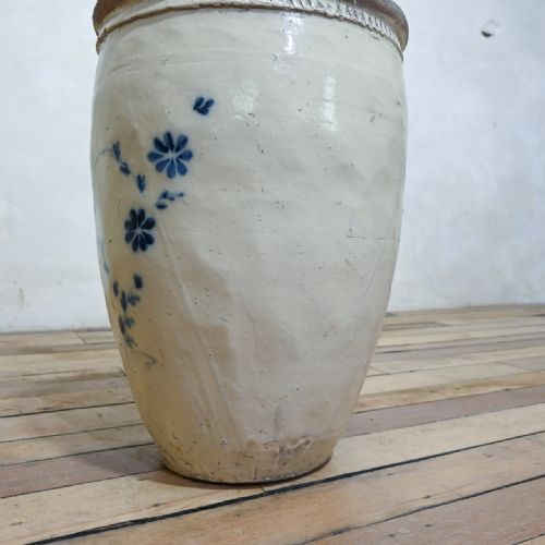 LARGE MING DYNASTY CIZHOU WEAR OVOID CERAMIC PLANTER VESSEL - ADDITIONAL PHOTO 9