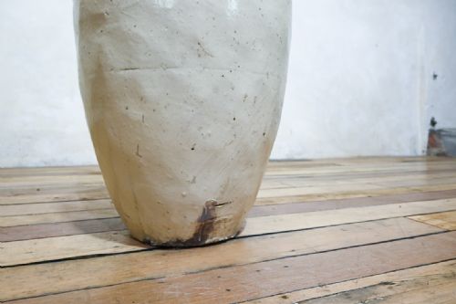 LARGE MING DYNASTY CIZHOU WEAR OVOID CERAMIC PLANTER VESSEL - ADDITIONAL PHOTO 12