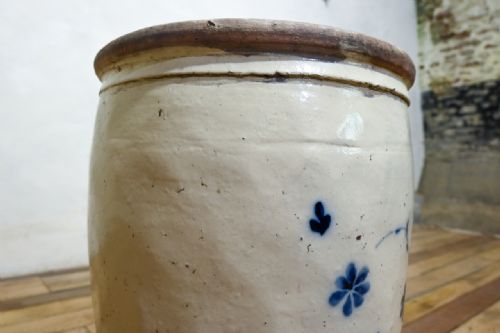 LARGE MING DYNASTY CIZHOU WEAR OVOID CERAMIC PLANTER VESSEL - ADDITIONAL PHOTO 13