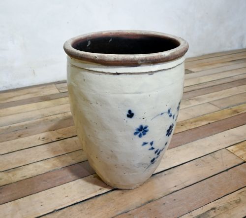 LARGE MING DYNASTY CIZHOU WEAR OVOID CERAMIC PLANTER VESSEL - ADDITIONAL PHOTO 14