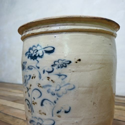 LARGE MING DYNASTY CIZHOU WEAR OVOID CERAMIC PLANTER VESSEL - ADDITIONAL PHOTO 3