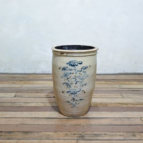 large ming dynasty cizhou wear ovoid ceramic planter vessel - CATEGORY: ANTIQUE CERAMICS - DATED 17TH CENTURY