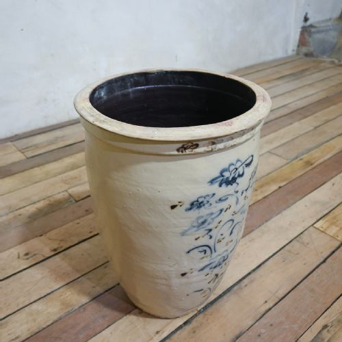 LARGE MING DYNASTY CIZHOU WEAR OVOID CERAMIC PLANTER VESSEL - ADDITIONAL PHOTO 11
