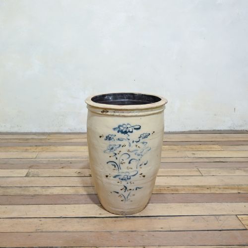 LARGE MING DYNASTY CIZHOU WEAR OVOID CERAMIC PLANTER VESSEL - ADDITIONAL PHOTO 14