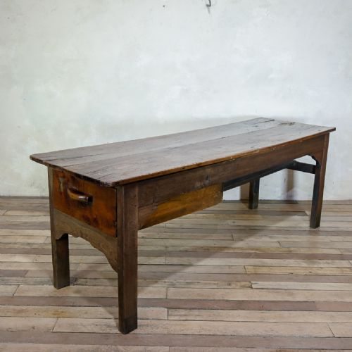 AN EARLY 19TH CENTURY OAK AND ASH FARMHOUSE DINING TABLE - ADDITIONAL PHOTO 15