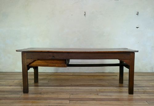 AN EARLY 19TH CENTURY OAK AND ASH FARMHOUSE DINING TABLE - ADDITIONAL PHOTO 17