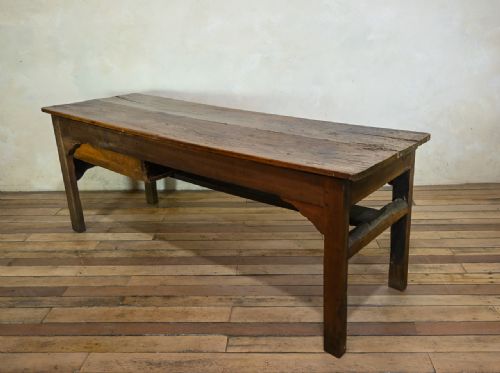 AN EARLY 19TH CENTURY OAK AND ASH FARMHOUSE DINING TABLE - ADDITIONAL PHOTO 19